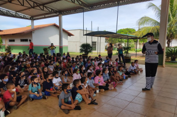 Secretaria Municipal da Saúde realiza palestra sobre a prevenção à em Escola Municipal