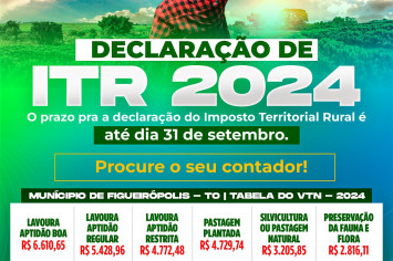 DECLARAÇÃO DE ITR 2024