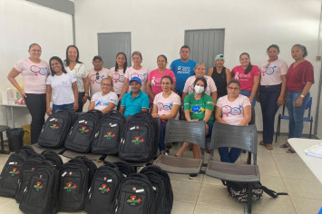 Entrega de Uniformes e Kits de trabalho para os agentes de Saúde e Endemias do Municipio