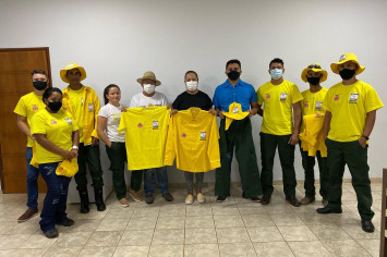 Entrega de Novos Uniformes para a Equipe da Brigada contra Incêndio da Defesa Civil de Figueirópolis-TO .