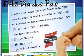 Comemoração do Dia dos Pais- Secretaria Municipal de Assistência Social-Figueirópolis-TO.