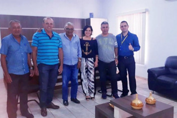 Dia 21/02/2020- Reunião do Prefeito Fernandes Martins, Gerentes do Banco do Brasil Gurupi/Figueirópolis, e Diretoria do Sindicato Rural de Figueirópolis-TO.