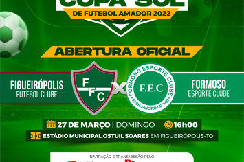 Copa Sul de Futebol Amador Figueirópolis x Formoso do Araguaia- TO.