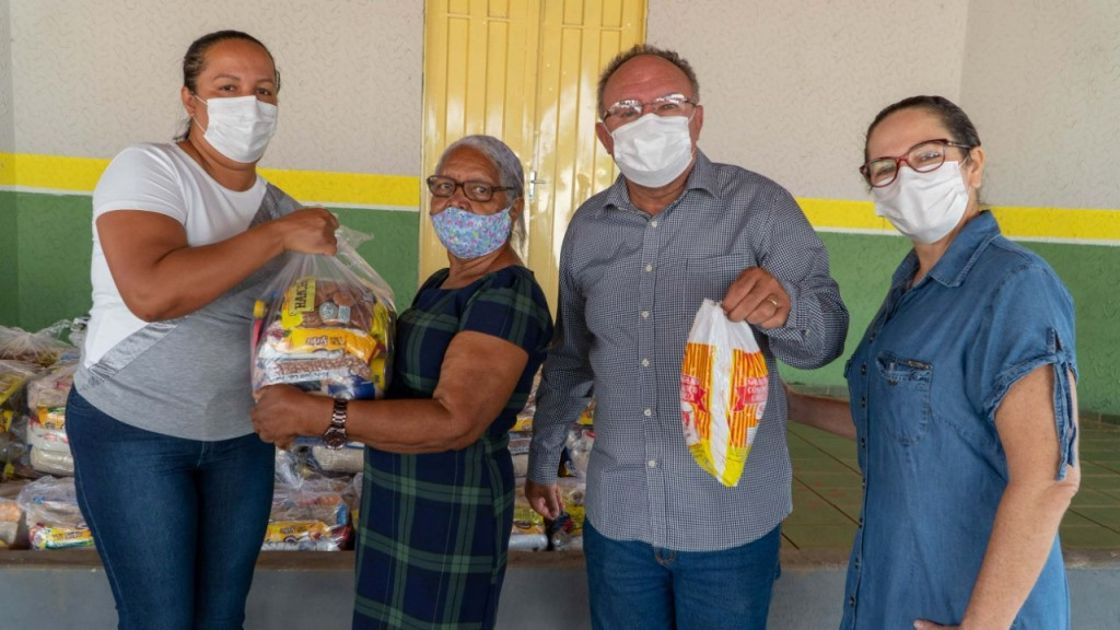 Dia 03 de Fevereiro de 2022- Entrega de Cestas Básicas -Serviços Socioassistenciais -SEMAS/CRAS